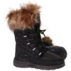Inessa II Ladies Fur Trim Winter Snow Boot 2 Inessa II Ladies Fur Trim Winter Snow Boot -Ski Clothes Hub FL022 BLK 01