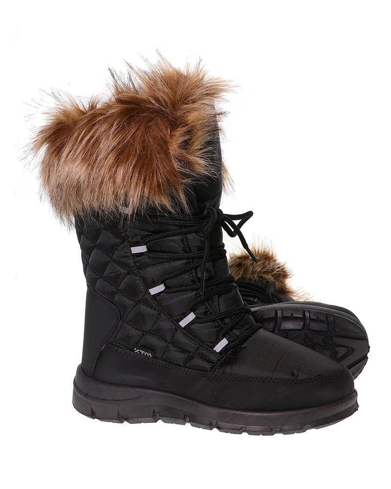Inessa II Ladies Fur Trim Winter Snow Boot 3 Inessa II Ladies Fur Trim Winter Snow Boot