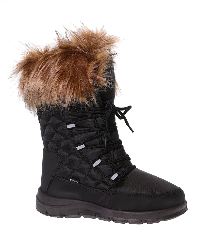 Inessa II Ladies Fur Trim Winter Snow Boot 4 Inessa II Ladies Fur Trim Winter Snow Boot - Image 2