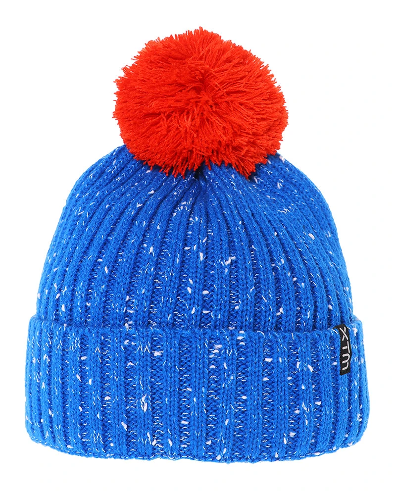 Stax Kids' Speckled Yarn Pompom Beanie 3 Stax Kids' Speckled Yarn Pompom Beanie