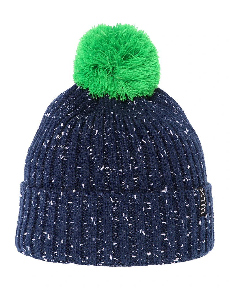 Stax Kids' Speckled Yarn Pompom Beanie 4 Stax Kids' Speckled Yarn Pompom Beanie - Image 2