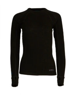 Ladies Merino 230 Wool Thermal Long Sleeve Top 25 Ladies Merino 230 Wool Thermal Long Sleeve Top -Ski Clothes Hub ML001 BLK 01 f931313b 07ac 4946 9032 272528942257