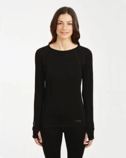 Ladies Merino 230 Wool Thermal Long Sleeve Top
