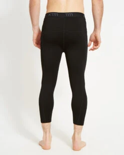 Men's Merino 230 Wool 3/4 Length Thermal Pants 9 Men's Merino 230 Wool 3/4 Length Thermal Pants -Ski Clothes Hub MM008 BLK 04 3ee8cd6b 5c77 48e7 b5be 189300974171