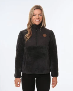 Basecamp Ladies Sherpa Fleece Jacket 17 Basecamp Ladies Sherpa Fleece Jacket -Ski Clothes Hub NL010 CHA 01