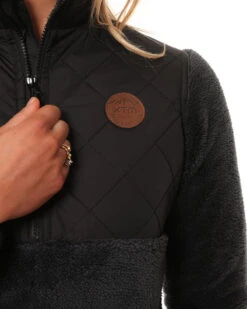 Basecamp Ladies Sherpa Fleece Jacket 20 Basecamp Ladies Sherpa Fleece Jacket -Ski Clothes Hub NL010 CHA 04