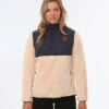 Basecamp Ladies Sherpa Fleece Jacket 1 Basecamp Ladies Sherpa Fleece Jacket -Ski Clothes Hub NL010 CRM 01