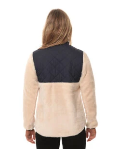 Basecamp Ladies Sherpa Fleece Jacket 14 Basecamp Ladies Sherpa Fleece Jacket -Ski Clothes Hub NL010 CRM 03