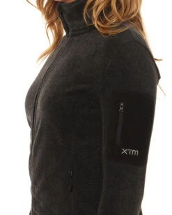 Wild Cat Ladies DWR Fleece Jacket 19 Wild Cat Ladies DWR Fleece Jacket -Ski Clothes Hub NL020 DGY 03