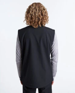 Sierra Men's Softshell Vest 24 Sierra Men's Softshell Vest -Ski Clothes Hub NM017 BLK 07