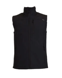 Sierra Men's Softshell Vest 26 Sierra Men's Softshell Vest -Ski Clothes Hub NM017 BLK 09