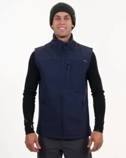 Sierra Men's Softshell Vest 28 Sierra Men's Softshell Vest -Ski Clothes Hub NM017 NVY 01