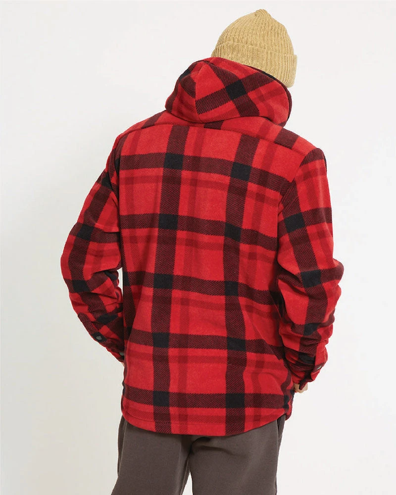 Woodsman Plaid Check Sherpa Hooded Jacket 13 Woodsman Plaid Check Sherpa Hooded Jacket - Image 11