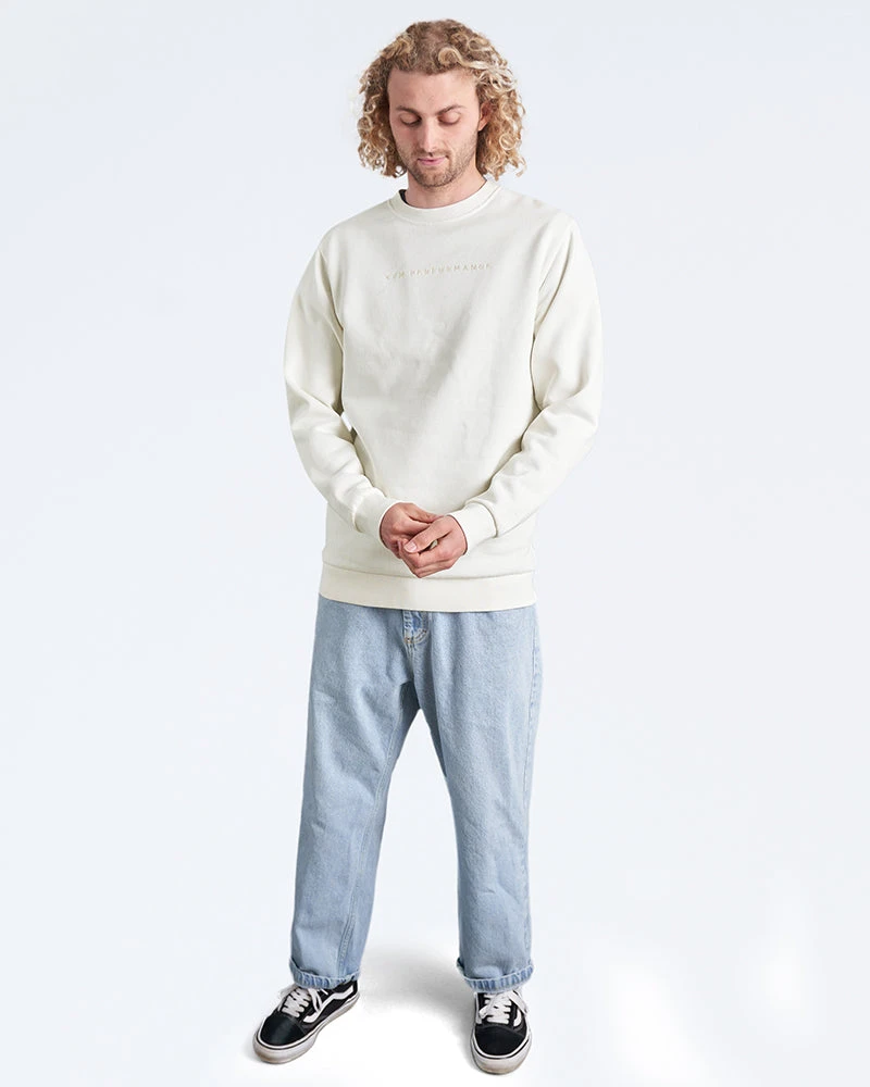 Nomad Certified Organic Cotton Yarn Blend Crew Neck Jumper 5 Nomad Certified Organic Cotton Yarn Blend Crew Neck Jumper - Image 3