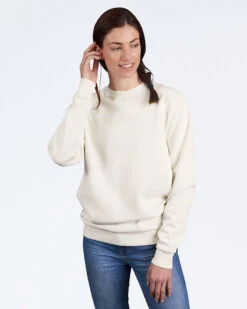 Nomad Certified Organic Cotton Yarn Blend Crew Neck Jumper 23 Nomad Certified Organic Cotton Yarn Blend Crew Neck Jumper -Ski Clothes Hub NU011 EGT 05