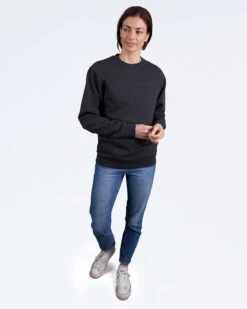 Nomad Certified Organic Cotton Yarn Blend Crew Neck Jumper 33 Nomad Certified Organic Cotton Yarn Blend Crew Neck Jumper -Ski Clothes Hub NU011 PBK 06