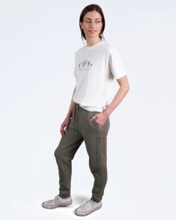 Nomad Certified Organic Cotton Yarn Blend Trackie 16 Nomad Certified Organic Cotton Yarn Blend Trackie -Ski Clothes Hub NU012 OLV 05