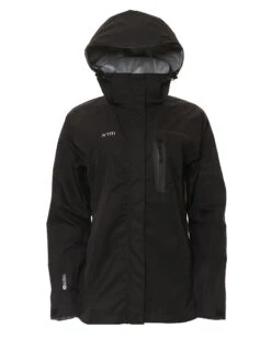 Kimberley Ladies Tri-Layer Rain Jacket 19 Kimberley Ladies Tri-Layer Rain Jacket -Ski Clothes Hub RL001 BLK 05