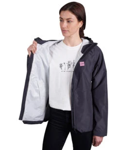 Tarkine Ladies Ripstop Rain Shell Jacket 38 Tarkine Ladies Ripstop Rain Shell Jacket -Ski Clothes Hub RL003 GNT 07