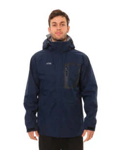 Kakadu Men's Tri-Layer Rain Jacket 23 Kakadu Men's Tri-Layer Rain Jacket -Ski Clothes Hub RM001 NVY 01