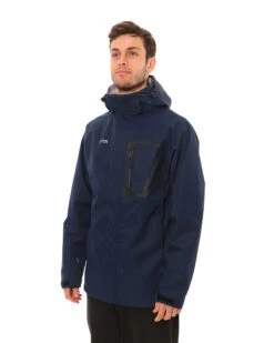 Kakadu Men's Tri-Layer Rain Jacket 24 Kakadu Men's Tri-Layer Rain Jacket -Ski Clothes Hub RM001 NVY 02