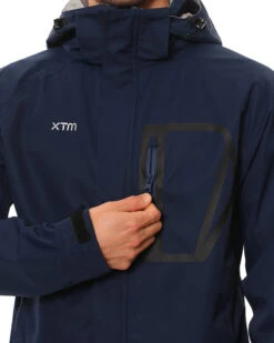 Kakadu Men's Tri-Layer Rain Jacket 28 Kakadu Men's Tri-Layer Rain Jacket -Ski Clothes Hub RM001 NVY 06