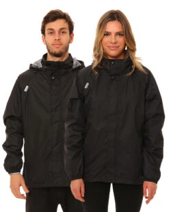 Stash II Unisex Adult Stashable Rain Jacket 37 Stash II Unisex Adult Stashable Rain Jacket -Ski Clothes Hub RU008 BLK 01