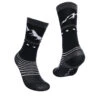Snowy Kids' Merino Blend Lightweight Sock 1 Snowy Kids' Merino Blend Lightweight Sock -Ski Clothes Hub SK021 BLK 01
