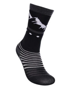 Snowy Kids' Merino Blend Lightweight Sock 13 Snowy Kids' Merino Blend Lightweight Sock -Ski Clothes Hub SK021 BLK 03