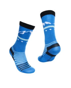 Snowy Kids' Merino Blend Lightweight Sock 14 Snowy Kids' Merino Blend Lightweight Sock -Ski Clothes Hub SK021 FBL 01