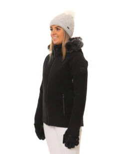 Chamonix Ladies Snow Jacket 32 Chamonix Ladies Snow Jacket -Ski Clothes Hub TL043 BLK 02