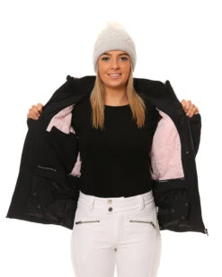 Chamonix Ladies Snow Jacket 38 Chamonix Ladies Snow Jacket -Ski Clothes Hub TL043 BLK 09