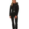 Cortina Ladies One Piece Ski Suit 2 Cortina Ladies One Piece Ski Suit -Ski Clothes Hub TL045 BLK 01
