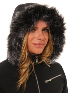 Cortina Ladies One Piece Ski Suit 14 Cortina Ladies One Piece Ski Suit -Ski Clothes Hub TL045 BLK 05