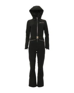 Cortina Ladies One Piece Ski Suit 18 Cortina Ladies One Piece Ski Suit -Ski Clothes Hub TL045 BLK 08