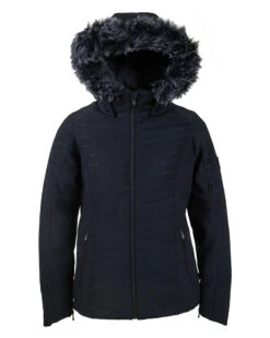 Chamonix II Waterproof Ladies Snow Ski Jacket 26 Chamonix II Waterproof Ladies Snow Ski Jacket -Ski Clothes Hub TL079 BLKFRONT2 150