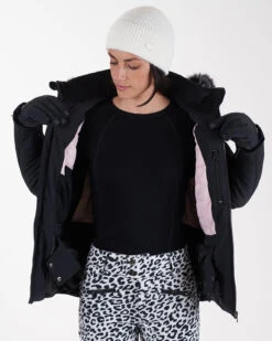 Chamonix II Waterproof Ladies Snow Ski Jacket 19 Chamonix II Waterproof Ladies Snow Ski Jacket -Ski Clothes Hub TL079 BLKMODEL5 150