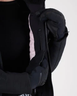 Chamonix II Waterproof Ladies Snow Ski Jacket 24 Chamonix II Waterproof Ladies Snow Ski Jacket -Ski Clothes Hub TL079 BLKMODEL8 150