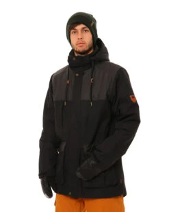 Carter Mens Snow Jacket 32 Carter Mens Snow Jacket -Ski Clothes Hub TM047 BLK 02
