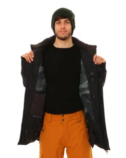 Carter Mens Snow Jacket 34 Carter Mens Snow Jacket -Ski Clothes Hub TM047 BLK 04