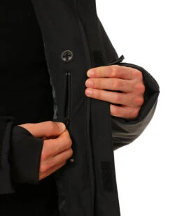 Carter Mens Snow Jacket 38 Carter Mens Snow Jacket -Ski Clothes Hub TM047 BLK 08